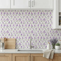 Paarse Salie Groene Lavendel Bloemen
