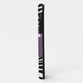 Paarse Sassy Star Zebra BT iPhone 5 Hoesje (Achterkant/links)