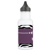 Paarse Sassy Star-Zebra Waterfles (Links)