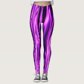 Paarse satijn...... leggings (Voorkant)