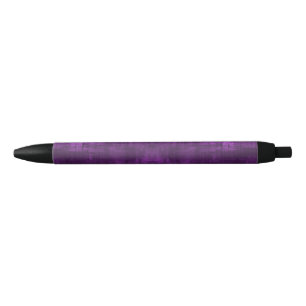 Paarse satijnen uitstraling zwarte inkt pen