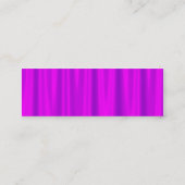 Paarse Satin Mini Visitekaartje (Achterkant)