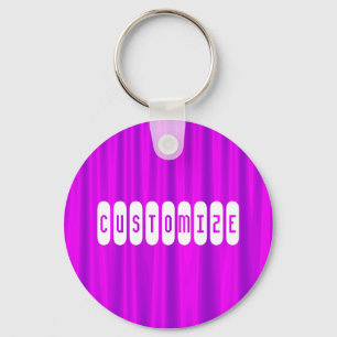 Paarse Satin - Sjabloon Sleutelhanger