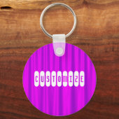 Paarse Satin - Sjabloon Sleutelhanger (Voorkant)