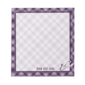 Paarse saxofone notitieblok (Voorkant)