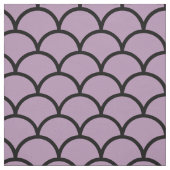 Paarse Scallop Pattern Fabric Stof (Swatch)