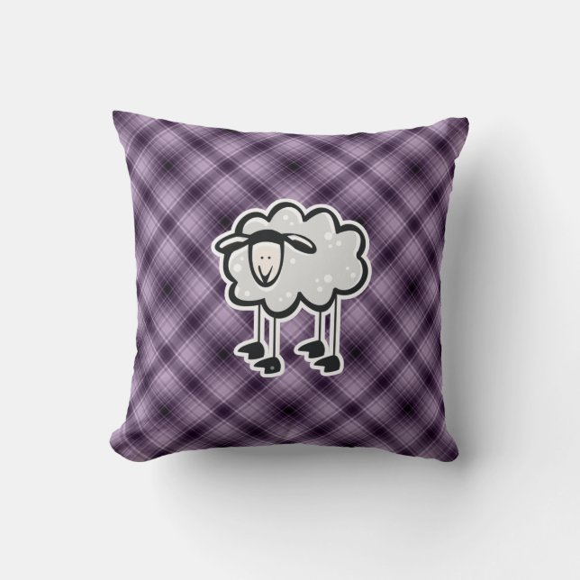 Paarse Schaap Kussen (Voorkant)