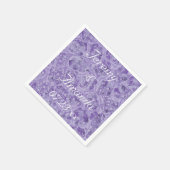 Paarse Schaduwen Persoonlijke Abstracte Servetten (Hoek)