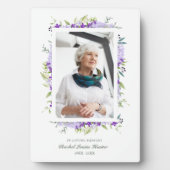 Paarse Schaduwen Sluiers Ter Herinnering Foto Fotoplaat (voorkant)