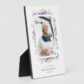 Paarse Schaduwen Sluiers Ter Herinnering Foto Fotoplaat (Zijkant)