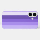 Paarse schaduwstrepen Case-Mate iPhone case (Achterkant (horizontaal))