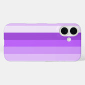 Paarse schaduwstrepen Case-Mate iPhone case (Achterkant (horizontaal))