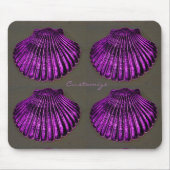 paarse schalen grijs Thunder_Cove Muismat (Voorkant)