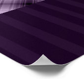 Paarse schapen poster (Hoek)