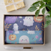 Paarse Schattigee Halloween Tissuepapier (Geschenk)