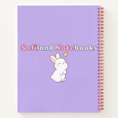 Paarse Schattigee Meisje 💜💗✨Voor haar Notitieboek (Achterkant)