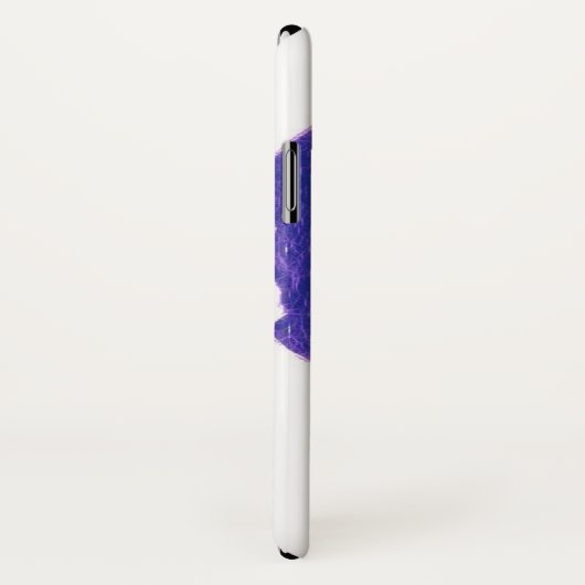 Paarse schedel Case-Mate iPhone case (Achterkant / rechts)