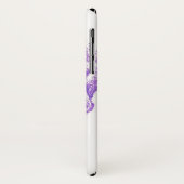 Paarse schedel Case-Mate iPhone case (Achterkant/links)