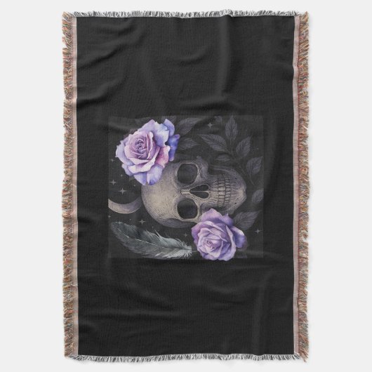 PAARSE SCHEDEL DEKEN (Voorkant Verticaal)