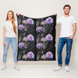 PAARSE SCHEDEL FLEECE DEKEN