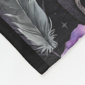 PAARSE SCHEDEL FLEECE DEKEN (Hoek)