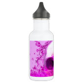 Paarse schedel in water waterfles (Links)
