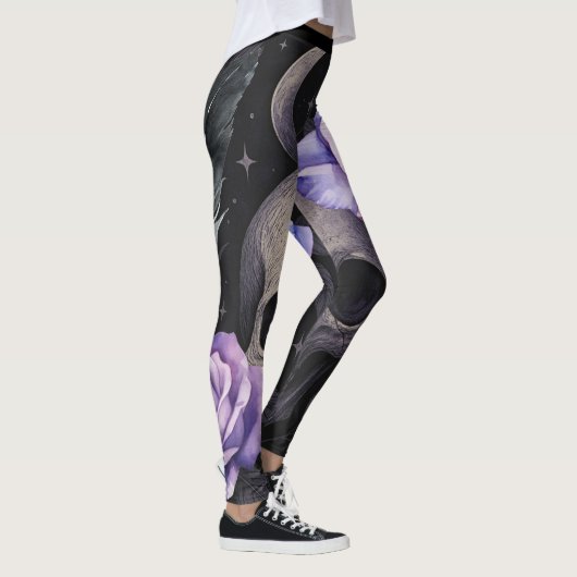 PAARSE SCHEDEL LEGGINGS (Rechts)