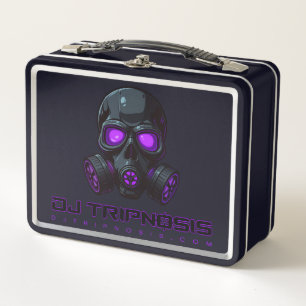 Paarse schedel lunchbox