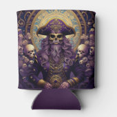 Paarse-schedelpiraat Blikjeskoeler (Achterkant)