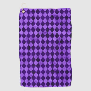 Paarse Schedels en Zonnebloem Serie Design 13 Golfhanddoek