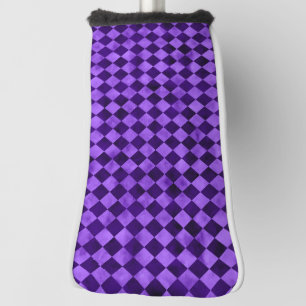 Paarse Schedels en Zonnebloem Serie Design 13 Golfheadcover