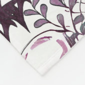 paarse schedels, vleermuizen en spinnen fleece deken (Hoek)