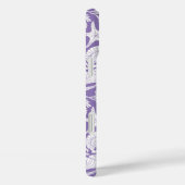 Paarse schelpen gepersonaliseerd Case-Mate iPhone case (Achterkant / Rechts)