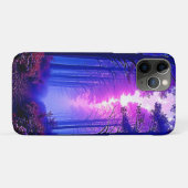 Paarse Schemerbossen: Surrealistische Kunst Case-Mate iPhone Case (Achterkant (horizontaal))