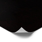 Paarse schemering hemel boom silhouet poster (Hoek)