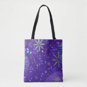 Paarse Schemering Party Tote Bag (Voorkant)