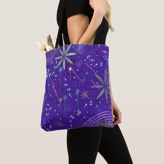Paarse Schemering Party Tote Bag (Dichtbij)