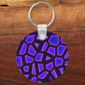Paarse scherven sleutelhanger (Voorkant)