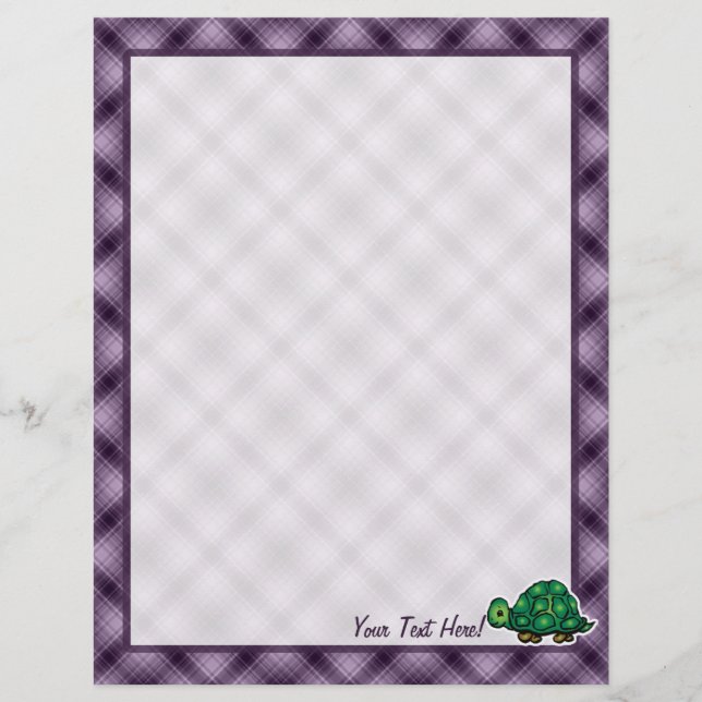 Paarse schildpad (Voorkant)