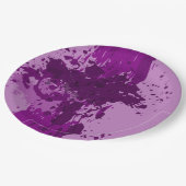 Paarse schildpad - levering van een bruiloft - papieren bordje (Gekanteld)