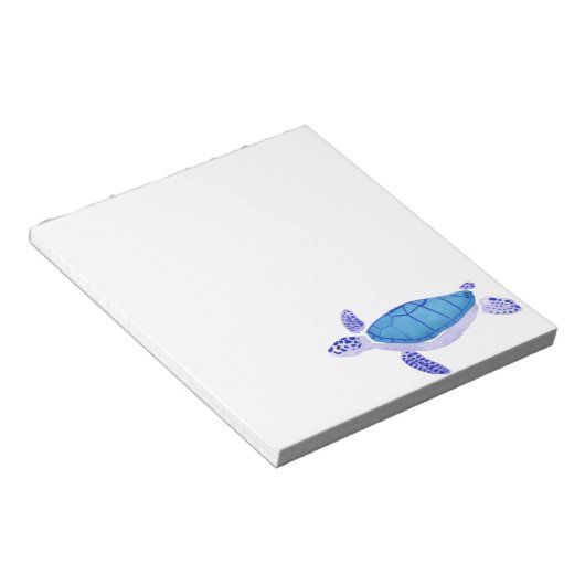 Paarse schildpad notitieblok (Schuin)