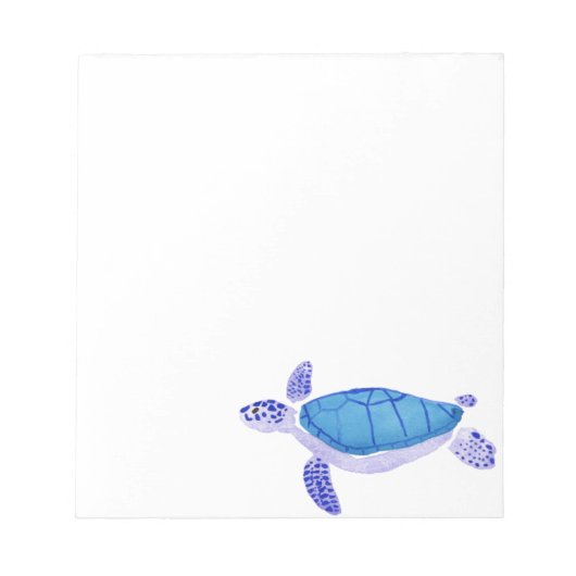 Paarse schildpad notitieblok (Voorkant)