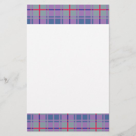 Paarse schillen briefpapier (Voorkant)