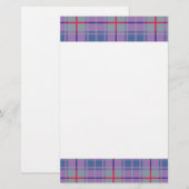 Paarse schillen briefpapier (Voorkant / Achterkant)