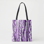 Paarse schoeiselcellen of -strips tote bag (Voorkant)
