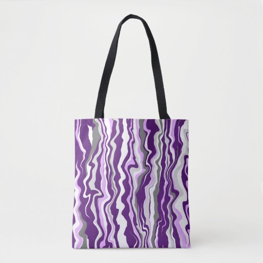 Paarse schoeiselcellen of -strips tote bag (Voorkant)
