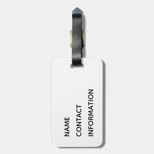 Paarse School Pride Mascot Name Bagagelabel (Achterkant verticaal)