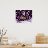 Paarse schoonheid - Fantasy Art Print (Keuken)