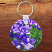 Paarse schoonheid sleutelhanger (Voorkant)