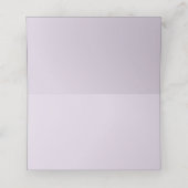 Paarse Schotse heide bruiloft Plaatskaartje (Binnenkant ongevouwen)